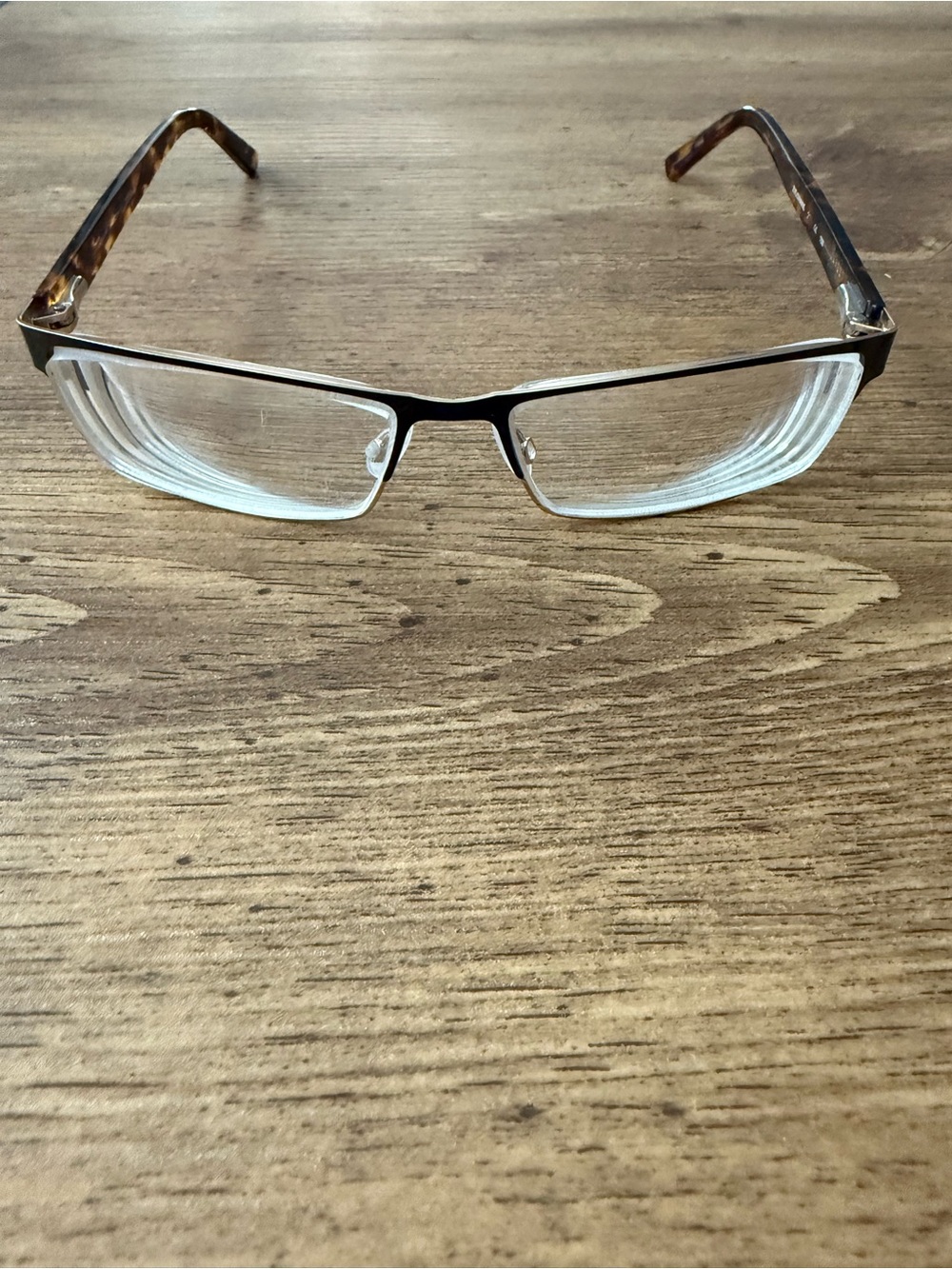 Randy Jackson 1929 Eyeglass Frames Only Black Grey Rectangle Zyloware 60-16-150